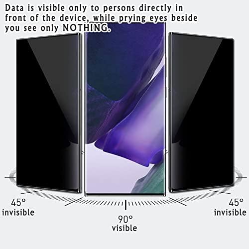 מגן מסך פרטיות של Vaxson, התואם ל- Samsung LS27F350 27 Monitor Anti Spy Slud Stuckers Stage [לא זכוכית מזג]